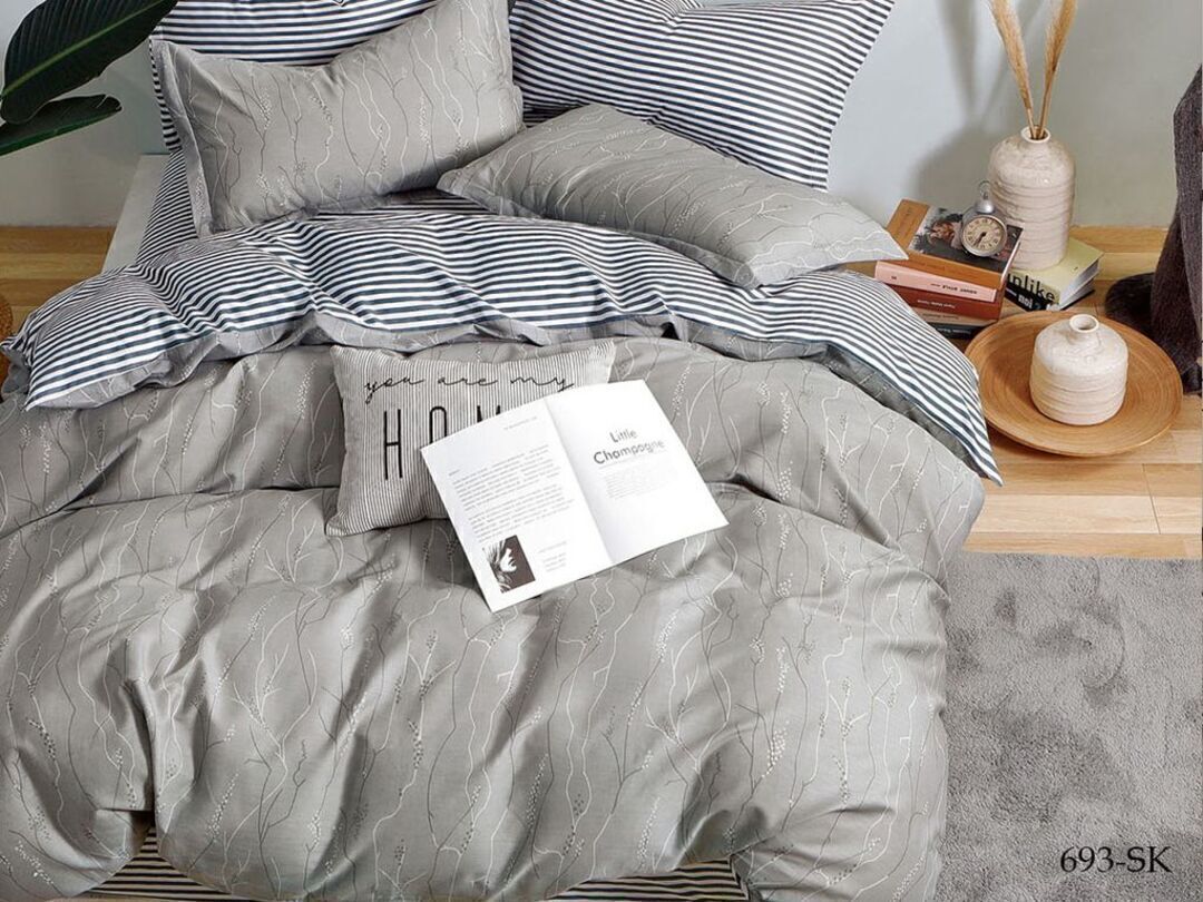 КПБ 2сп сатин в коробке (нав 70*70) Satin de Luxe SK Клео <693-SK>